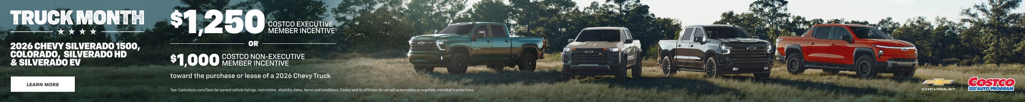 2026 Chevy Trucks Pack Costco AV